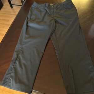 Nike Golf Dri-Fit Tournament Pants Sz 12 Black Women  Performance